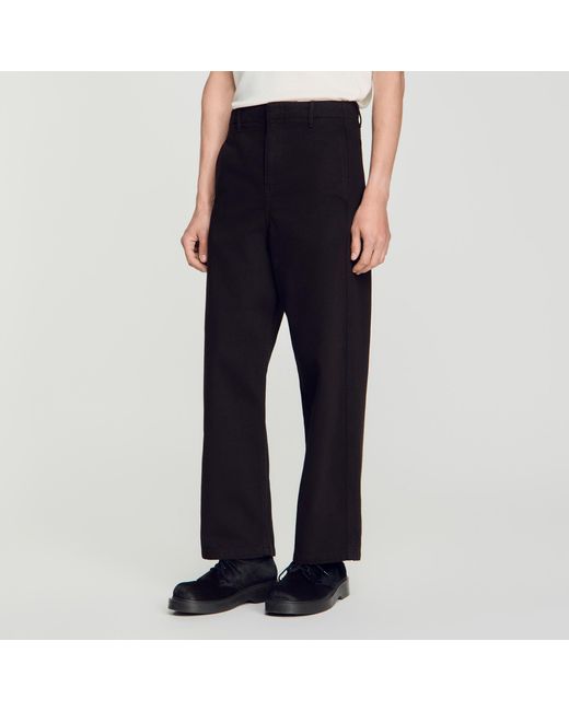 Sandro Brown Barrel Jeans for men