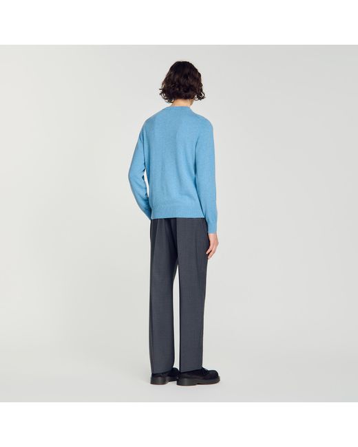 Pull en cachemire Sandro pour homme en coloris Blue