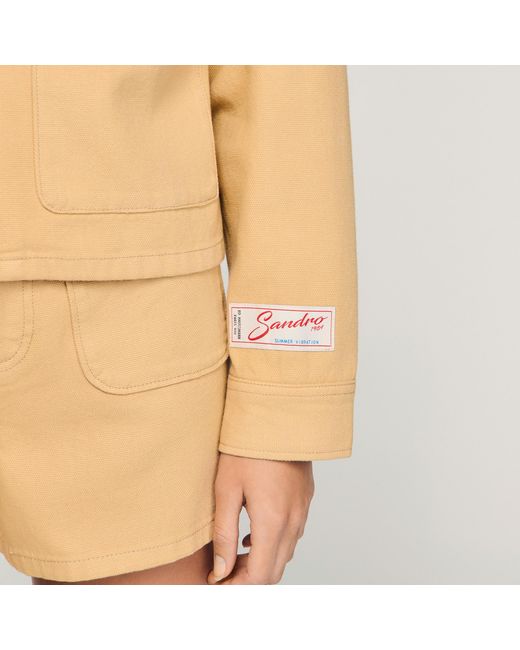 Sandro Natural Denim Jacket