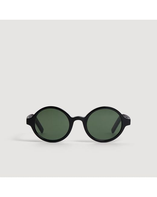 Sandro Green Oval Sunglasses for men