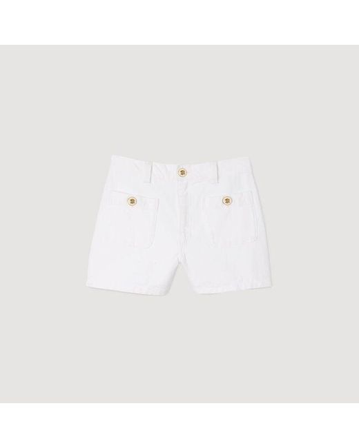 Sandro Blue Denim Shorts
