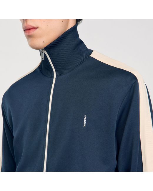 Sandro Blue Track Jacket for men