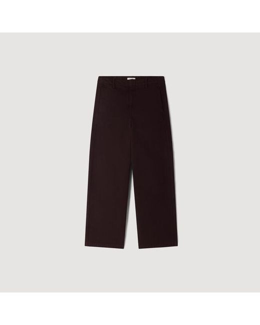 Sandro Brown Barrel Jeans for men