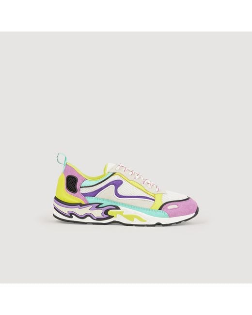 Basket flame Sandro en coloris Purple