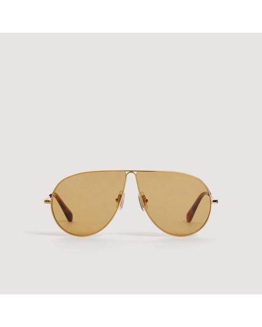 Sandro Metallic Aviator Sunglasses for men