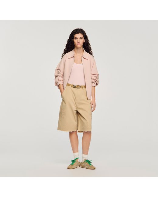 Sandro Natural Knit Bodysuit