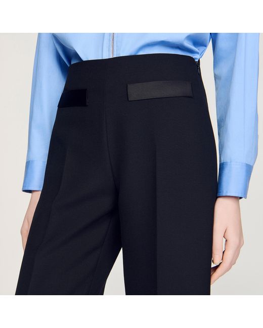Sandro Blue Large Trousers