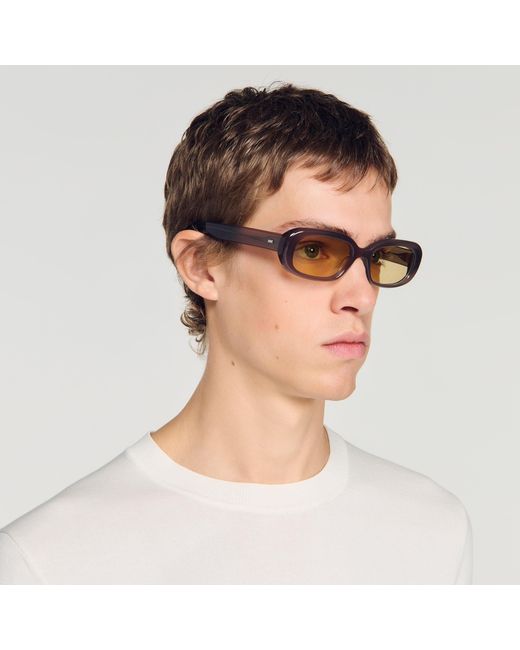 Sandro Multicolor Rectangular Sunglasses for men
