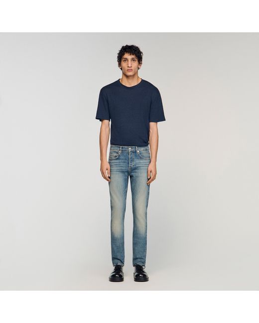 Sandro Blue Slim-Fit Jeans for men