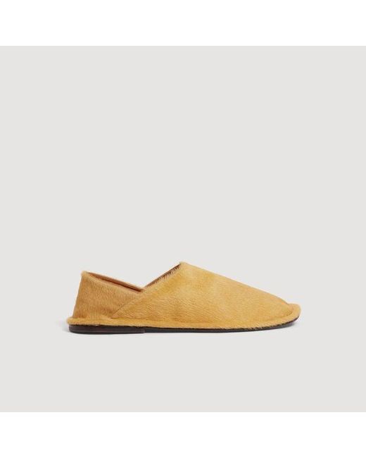 Sandro Natural Calf Hair Slippers for men