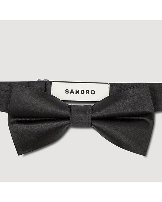 Sandro Black Bow Tie for men