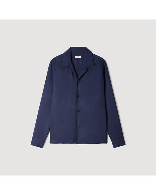 Sandro Blue Floaty Shirt for men