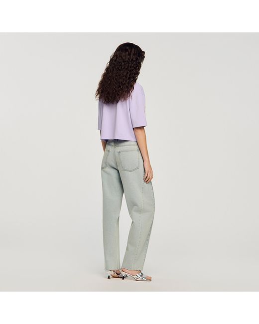 Jean barrel Sandro en coloris Red