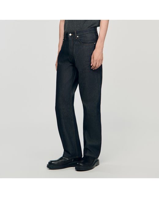 Jean en regular Sandro pour homme en coloris Black