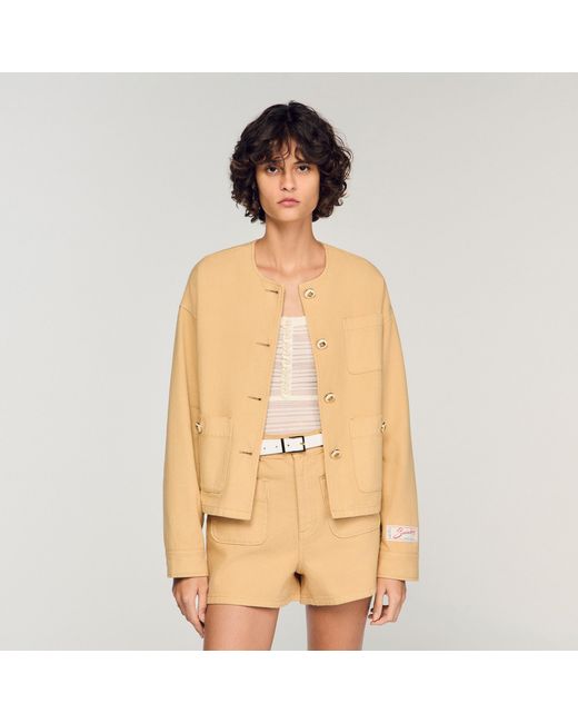 Sandro Natural Denim Jacket