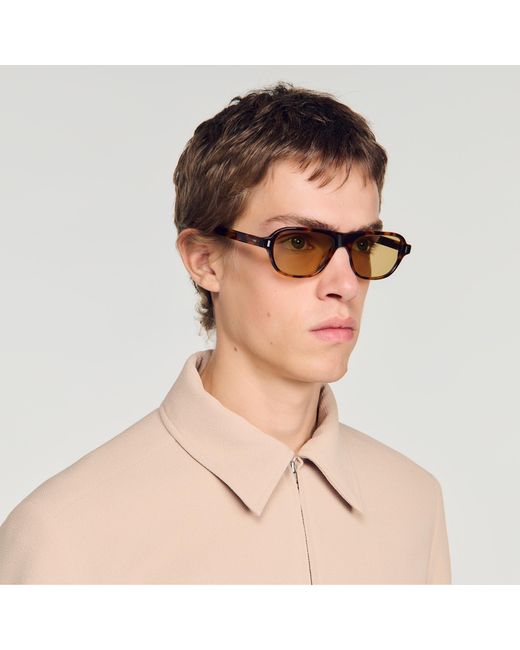 Sandro Multicolor Acetate Sunglasses for men