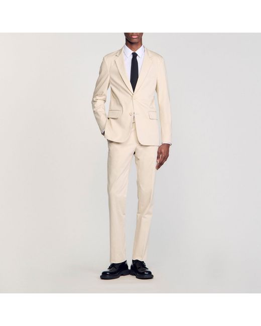 Sandro Natural Suit Jacket for men