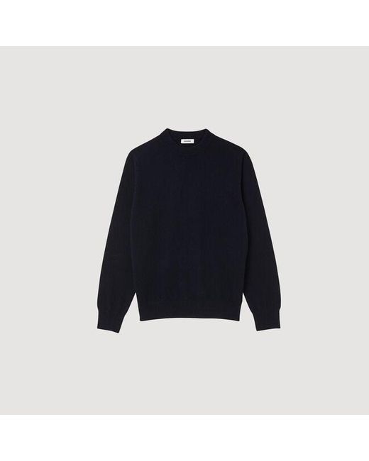 Sandro Blue Cashmere Sweater for men