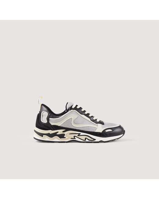 Sandro White Flame Trainers