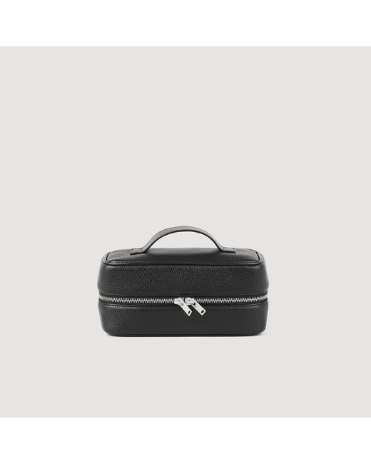Sandro Black Toilet Bag for men