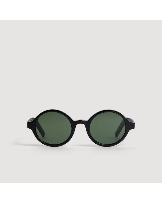 Sandro Green Oval Sunglasses for men