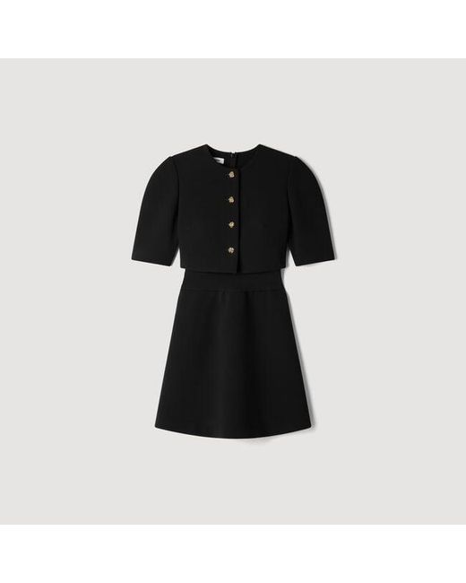 Sandro Blue Short-In-1 Dress