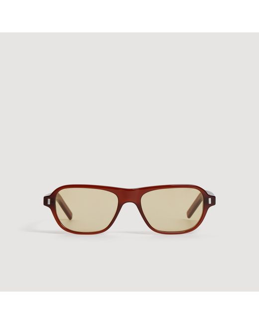 Sandro Brown Acetate Sunglasses for men