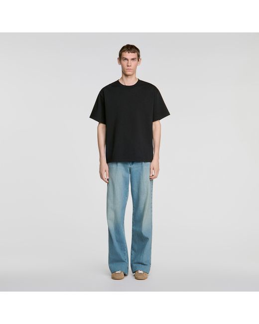 Sandro Blue Oversized T-Shirt for men