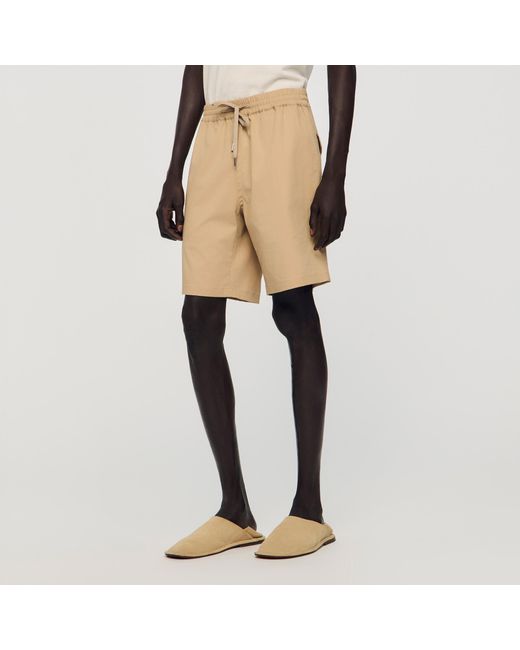 Sandro Natural Cotton Shorts for men