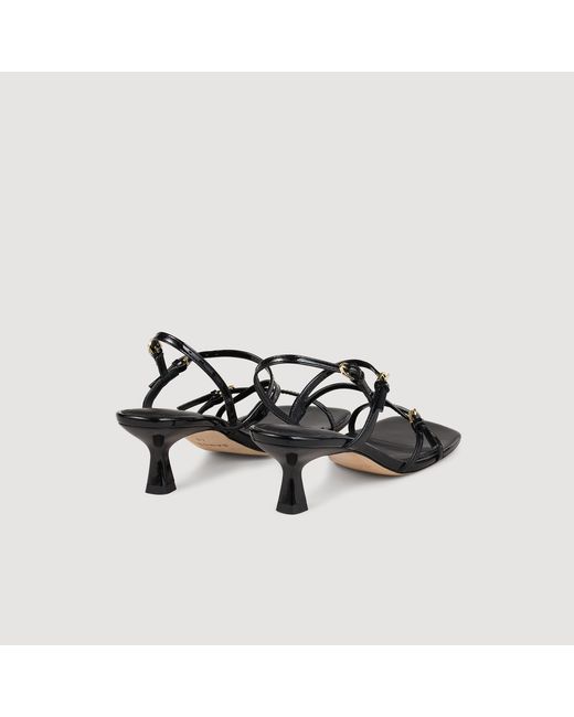 Sandro White Sandals With Straps