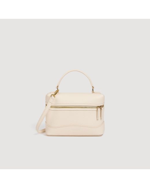 Sandro Natural Grained Leather Tangolino Bag