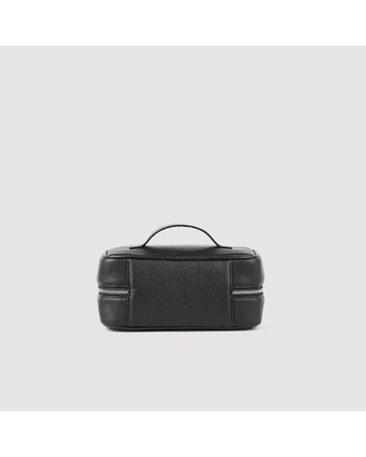 Sandro Black Toilet Bag for men