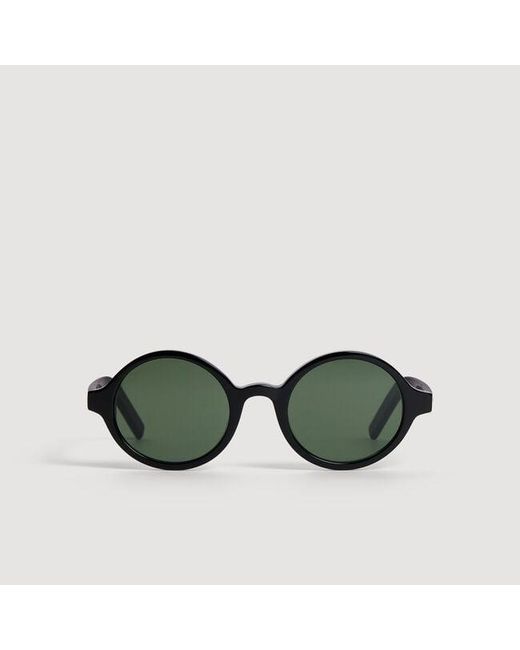 Sandro Green Oval Sunglasses for men
