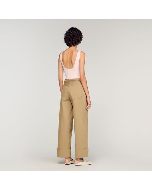 Sandro Natural Suit Trousers
