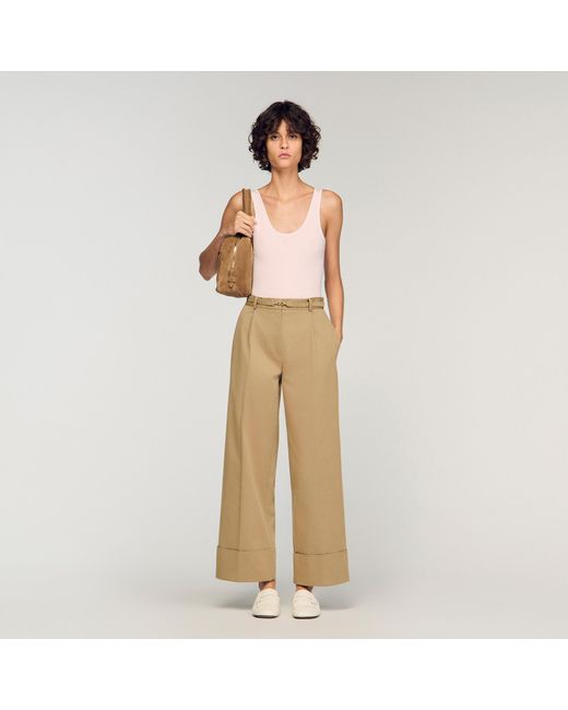 Sandro Natural Suit Trousers