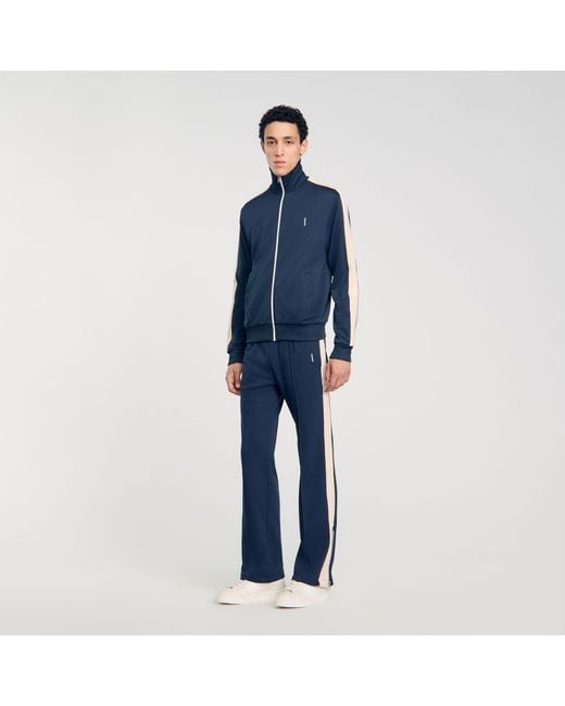 Sandro Blue Track Jacket for men