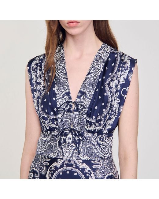 princess polly baby blue dress Daria Mini Bandana Dress