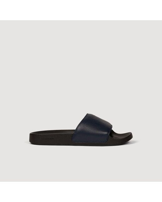 Sandro Multicolor Grained Leather Sandals for men