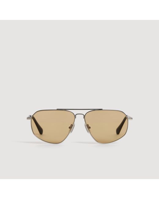 Sandro Multicolor Metal Aviator Sunglasses for men