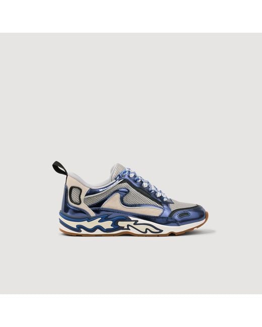 Sandro Blue Flame Trainers