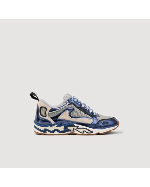 Sandro Blue Flame Trainers