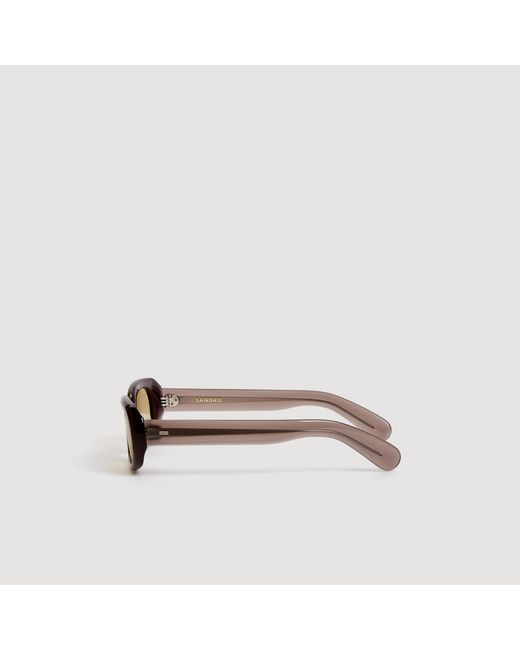 Sandro Multicolor Rectangular Sunglasses for men