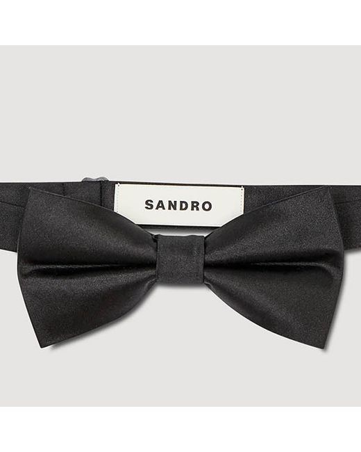 Sandro Black Bow Tie for men