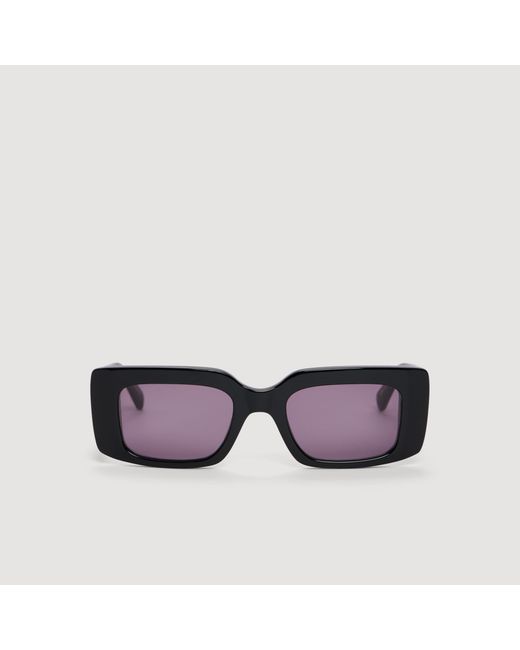 Sandro Black Logo Sunglasses