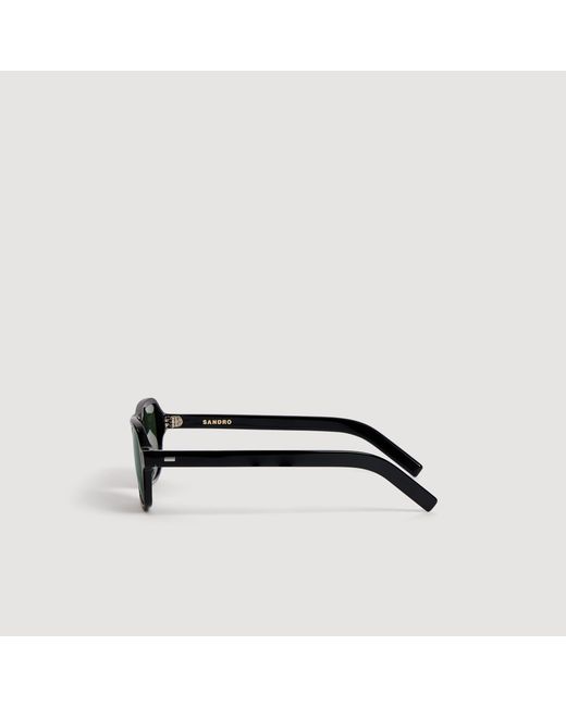 Sandro Green Acetate Sunglasses for men