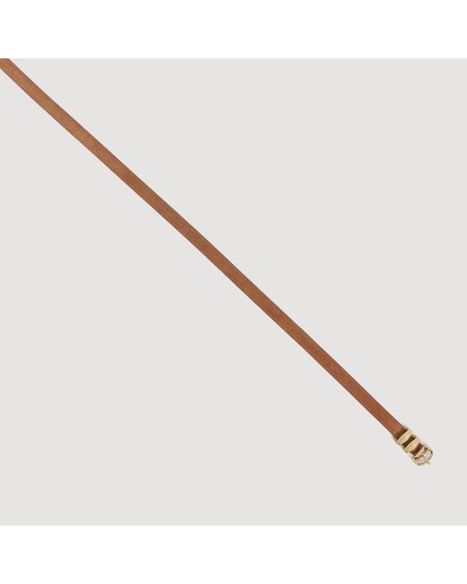Sandro Brown Suede Leather Belt