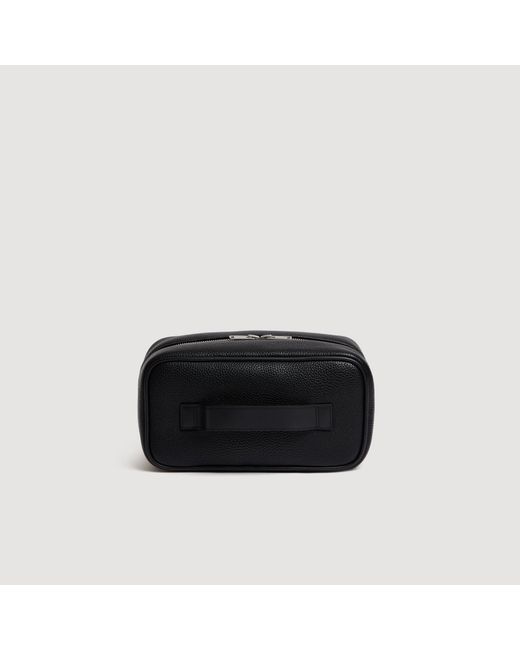 Sandro Black Toilet Bag for men