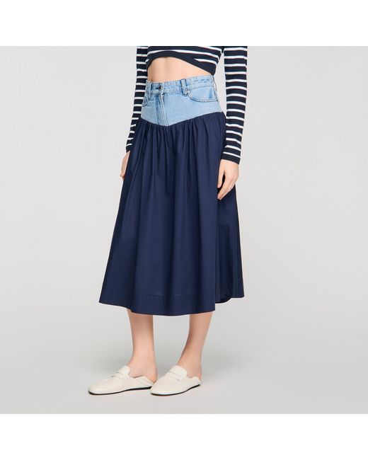 Sandro White Leather Loafers