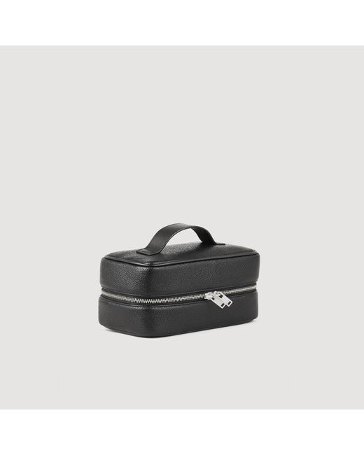 Sandro Black Toilet Bag for men