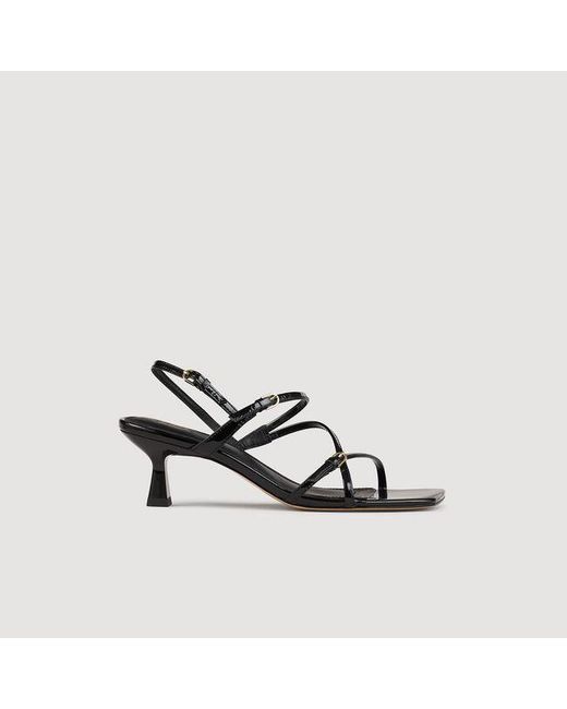 Sandro White Sandals With Straps